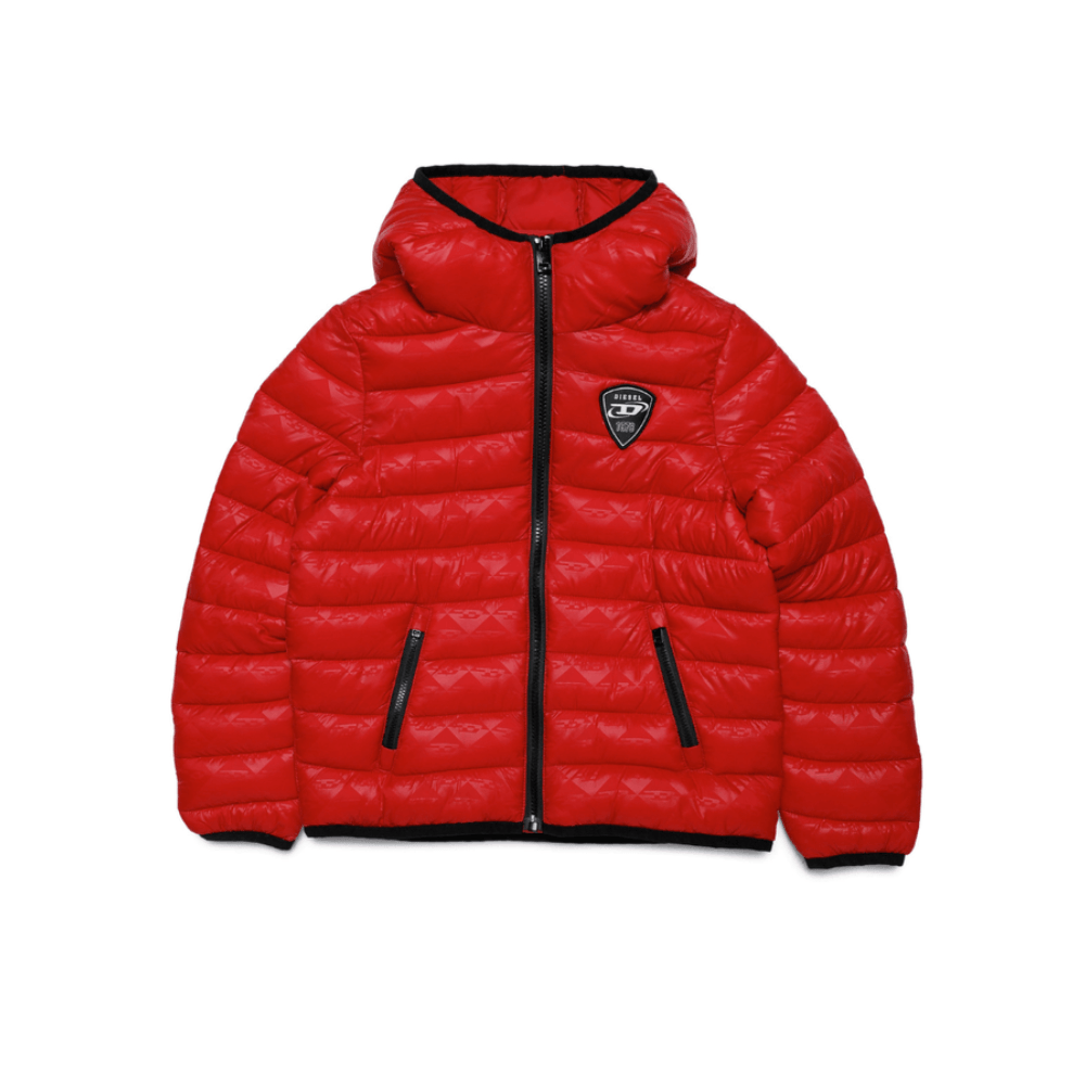 Jaqueta Diesel Jkopu Vermelho - 10 Anos